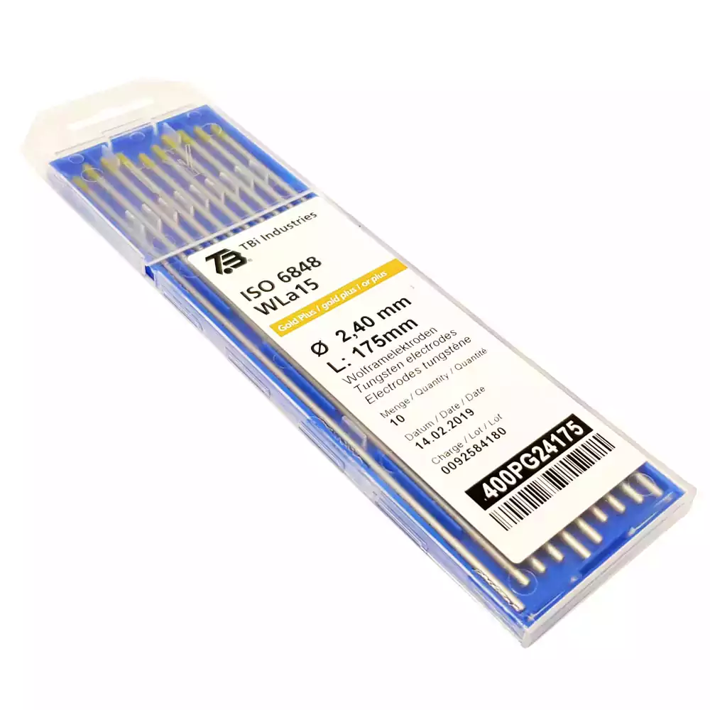 Electrod wolfram auriu