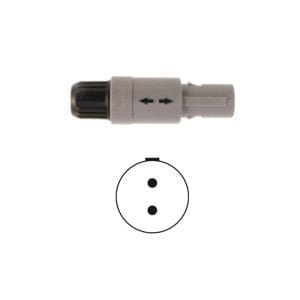 Conector cablu (tată) cu 2 pini (compatibil Selco/ESAB)