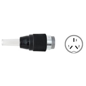 Conector cu 3 pini (WIG - compatibil Dalex, Merkle, Cloos)