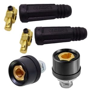 Set conectori sudură, cablu tată și conectori panou mamă 35-50, 13mm, 4buc